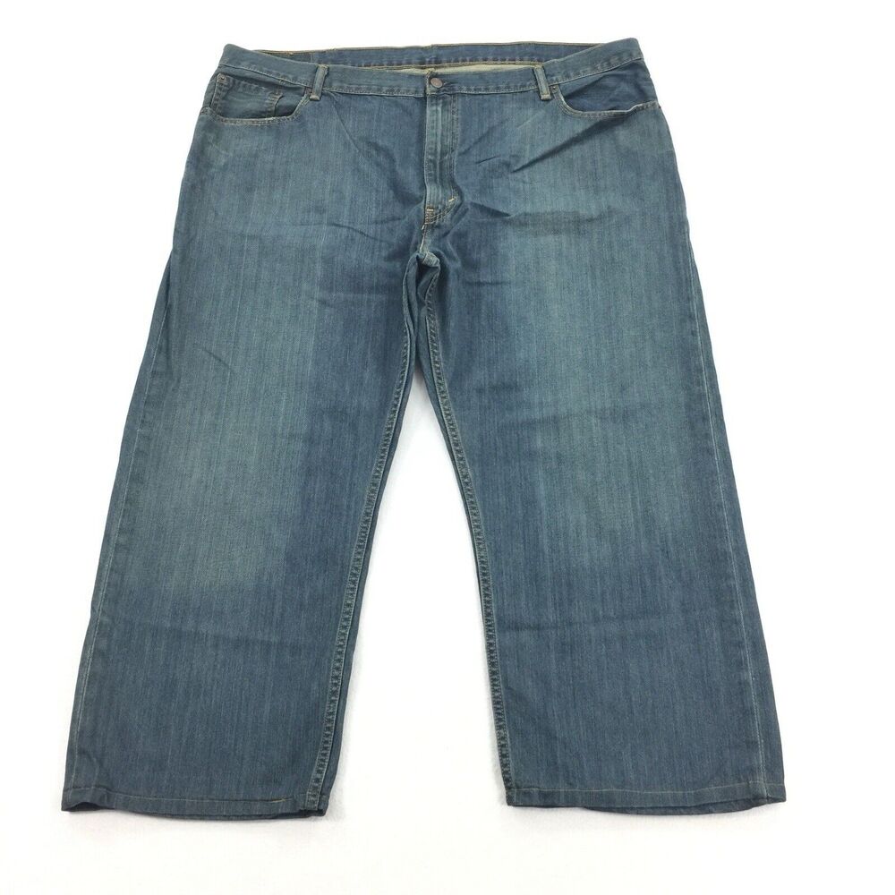 Levi Strauss & Co 559 Relaxed Straight Leg Jeans Size 46x26 Mens Denim HEMMED